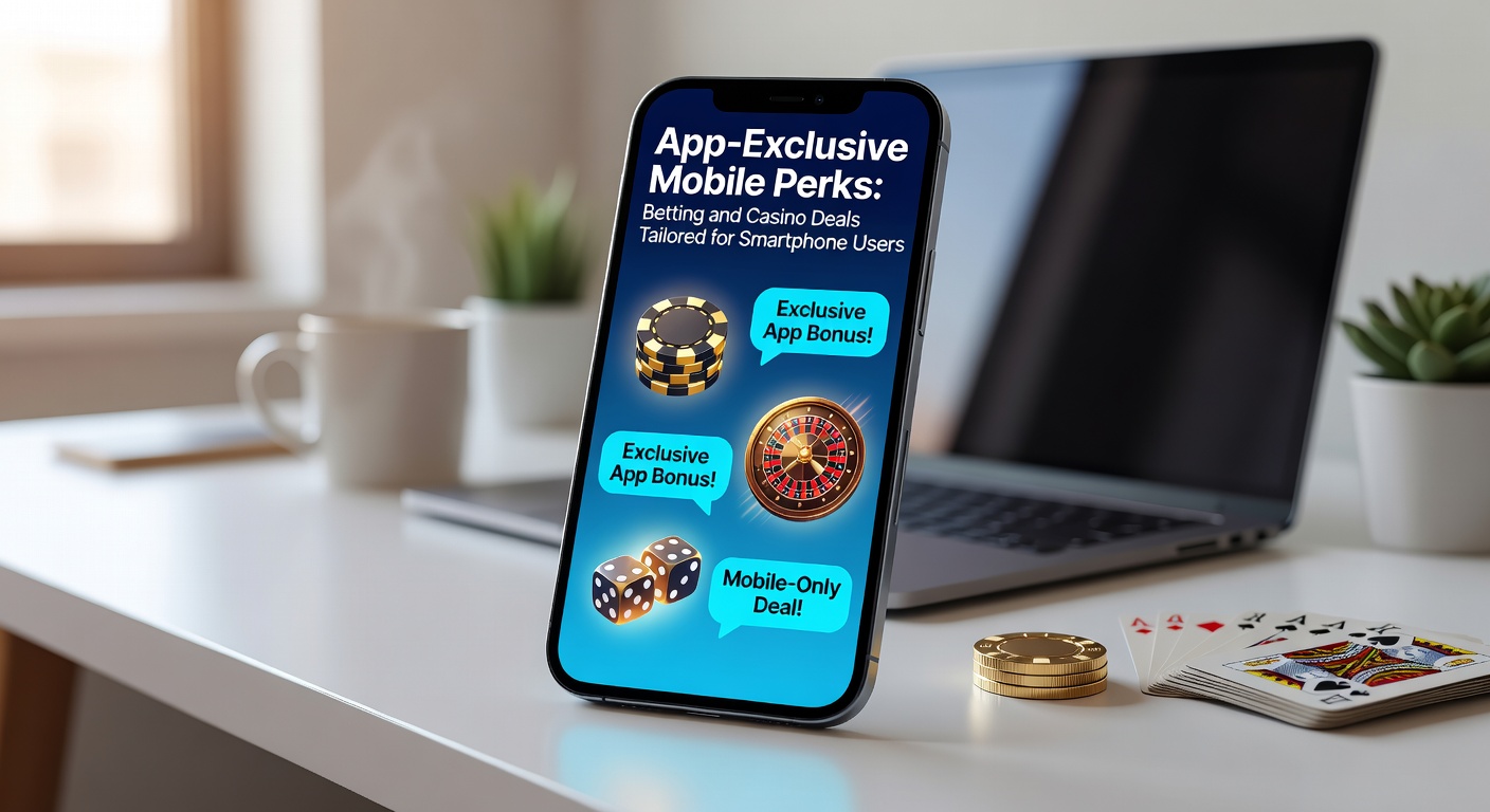 Smartphone mit geöffneter Betting-App, die exklusive Boni anzeigt