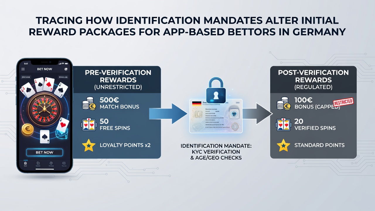 Vergleich der Bonusangebote vor und nach Einführung strengerer Identifizierungsvorschriften für mobile Wett-Apps in Deutschland